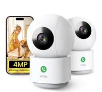 aosu 4MP Indoor Security Camera for Baby & Pet Monitoring, One-Touch Call