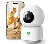 AOSU Indoor Camera with 2.4/5GHz WiFi - 2K Baby Monitor Pet Camera for Home