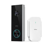 AOSU Video Doorbell Wireless, 2K HD Doorbell Camera Wireless,Battery-Powered Doorbell Camera,2.4GHz Wi-Fi,Human Detection,120-Day Battery Life,Video Calling,Voice Changer,Work with Alexa