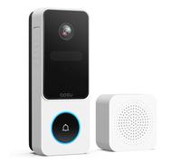 AOSU Wireless Doorbell Camera, Head to Foot View, Intelligent Packet Detection, 2.4G WiFi Video Doorbell with Chime, Support Local Storage, Intelligent Human Detection