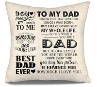 Aosumin To My Dad Cushion Cover I Know You Have Loved Me Since I Was Born But I Have Loved You My Whole Life Dad Father Gift from Daughter Son Birthday Father's Day (dad)