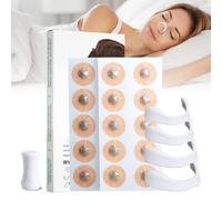 Aosun Magnetic Nose Strips, Nasal Strips for Breathing, Anti-Snoring Devices & Snoring Aids for Men and Women, Snore Stopper Strips for Better Sleep, Sports & Breathing, 30 Pairs