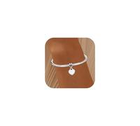 Aosyoisk Initial Letter Bracelet for Women and Girls.Silver Bracelet Gifts Adjustable A-Z Charm Bracelets Jewellery