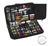 AOT Travel Sewing Kit - 128Pc Portable Sewing Set with Scissors, Needles, Assorted Thread, Thimble