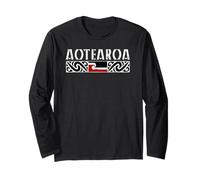 Aotearoa Maori Flag Long Sleeve T-Shirt