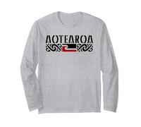 Aotearoa Maori Flag Long Sleeve T-Shirt