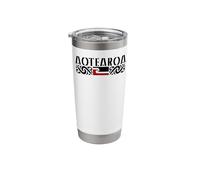 Aotearoa Maori Flag Stainless Steel Insulated Tumbler