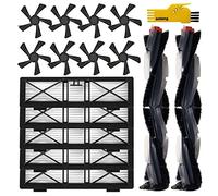 aoteng Replacement Parts for Neato Botvac D4 D8 D10 D7 D9 D6 D80 D5 D85 D75 D3 Robot Vacuum Cleaner Accessories Kit 15 Packs 2 Main Brushes, 5 Filters, 8 Side Brushes