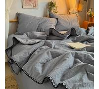 AoTengMY Cooling Comforter for Hot Sleepers - Summer Soft Lightweight Cold Blanket, Machine Washable Breathable Puff Gauze Thin Comforter for Night Sweats Air Conditioner Room (#6,150x200cm)