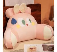 AoTengMY Cute Animal Lumbar Support Cushion for Bed Sofa - Cartoon Reading Backrest Cushion, Soft Plush Bed Rest Pillow with Detachable Neck Pillows for Relaxing Watching TV Gaming (#3,70x50x25cm)