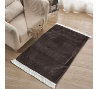 AoTengMY Orthopedic Prayer Mat with Memory Foam Knee Support - Thick Memory Foam Kneeling Cushion, Embossed Non-Slip Velvet Tassel Prayer Rug for Eid Ramadan Daily Use (#5,70x110cm)