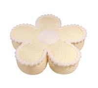 AoTengMY Thickened Flower Shape Floor Cushion - Cute Plush Flower Cushion Soft Ice Silk Bubble Fleece Floor Pillow Double-Sided Cooling Warm Seat Pad for Sofa Bedroom Office Driving (#3,65x65x20cm)