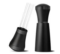 Aotfusd Wdt Tool, Aluminium Wdt Tool Espresso with 7 Espresso Needles 0.3 mm, 10 Replacement Needles, Aluminium Wdt Tool Espresso with Stand, Espresso Coffee Stirrer, Espresso Coffee Stirrer for
