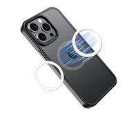 Aothey Universal Metal Sticker, Ultra-Thin (0.2mm / 0.008") & Ultra-Light (1.2g / 0.042 oz) Magnetic Ring Accessories for Phone Cases/Wireless Charging, 2 Pack (White)