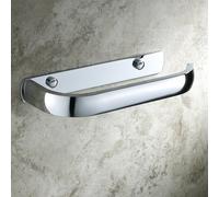 Aothpher Modern Wall Mounted Brass Toilet Roll Paper Holder Bathroom Tissue Rack Chrome Finish