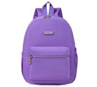 AOTIAN Mini Backpack for Women, Durable Nylon Small Daypack, Light Violet