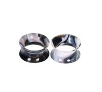 Aotiwe 1 Pair Silicone Ear Plugs, 5/8 Stretching Kit Black White 16mm Hoop Body Piercing Jewelry
