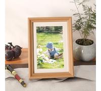 Aotiwe 3x5 Photo Collage Frame, Decorative Picture Frames Wood Color for Tabletop Display Glass