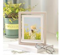 Aotiwe 4x6 Photo Frame Collage, Picture Frame Tabletop Wood Color Glass College Decor