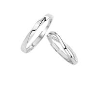 Aotiwe Mens Ring Silver, Men Engagement Ring Mobius Strip Sterling Silver Adjustable Gifts for Men