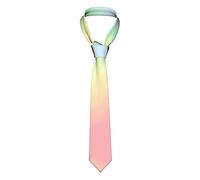 Aotmany Classic Men's Necktie, Iridescent Rainbow Men's Tie, Necktie for Men Business Wedding Party Work Tie