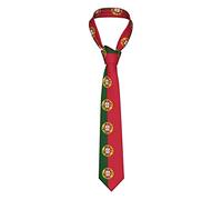 Aotmany Men'S Tie Suit Neck Tie Formal Business Party Necktie Portugal Flag