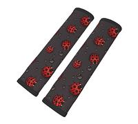 Aotmany Red Ladybugs On Dark Background 2 Pack Car Seat Belt Pad Cover,Soft CarSeat Belt Strap Shoulder Pad for Adults and Children,Suitable for Car Seat BeltYour Neck and Shoulder