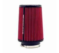 AotoKoop Universal 3" Cone Air Filter, Clamp-on 76mm/3 Inch Air intake filter, High Performance Premium Washable Replacement Cold Air Filter-Red