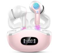 AOTONOK Wireless Earbuds, Bluetooth 5.4 Headphones in Ear with 4 ENC Mic, 40H Wire less Bluetooth Earphones with Deep Bass, HiFi Stereo Wireless Headphones, LED Display EarBuds, USB-C, IP7 Waterproof