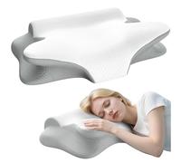 AOTOZE Cervical Pillow for Neck Pain Relief,Memory Foam Neck Pillow for Sleeping,Side Sleeper Pillow for Neck and Shoulder Pain,Orthopedic Ergonomic Pillow,Oeko-TEX & CertiPUR-US Double Certification