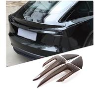 Aotumcer ABS Rear Tail Light Panel Mount Protection Cover Compatible with and Fits Tesla Model 3,Rear Tail Light Side Markers Reflectors Tint Kit,Dark Smoke