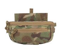 AOTUMUT Tactical Drop Dangler Pouch with Hoop and Loop Sub Abdominal Carrying Kit Bag Utility Tool Pouch Waistpack for Chest Rig Vest, CP, One Size
