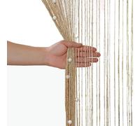 aotuo0608 Beaded Fly Curtains for Doors - Door Beads Curtain, Fly Screen Doorway Bead Curtain for Indoor Hanging Decoration and Room Divider