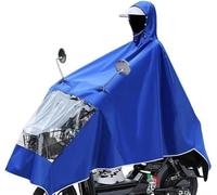 aotuo0608 Multifunctional Rain Poncho Raincoat, Universal Waterproof Mobility Scooter Cape Cover, Reusable Bike E-bike Rain Coat Mobility Scooter (UK, Alpha, One Size, Regular, Regular, Blue)
