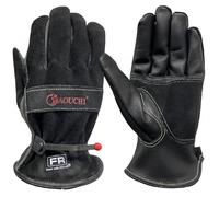 AOUCHI Leather Work Gloves for Men Women with Cotton Lining, XL Thorn Proof Cactus Gardening Yard Work Gloves for Rose Pruning, Heavy Duty Gloves for TIG/MIG Welding, Construction, Chainsaw, Rigger
