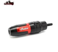 Aoui Crash Pad Protector Aluminum Alloy Exhaust Slider Motorcycle For Indian FTR 1200/S/R Carbon/Rally 2019 2020 2021 2022 C-Red
