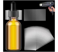 AOUKAR Shrink Wrap Bands for Bottles Jars Seals Shrinkable Plastic Sealer Heat Shrink Bands Cap Seal for Jars Bottles Mouth Shrink Bag Refillable Shrink Wrap Container?200 Pieces?2.6 x 1Inch?66 x