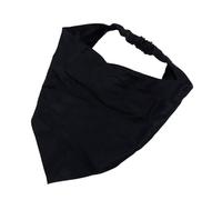 aoukoslt Black Hair Scarf Headband Elastic Hair Bandanas Scarf Headband Boho Triangle Hair Scarf Non Slip Headbands Hair Scarves for Teen Girls Caps, Headbands