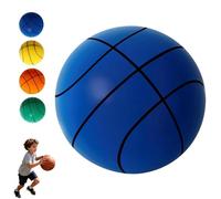 Aoukp Silent Basketball, Quiet Indoor Safe Premium Foam Ball for Training, Lightweight Dribble Training Toy, Never Shrunken or Inflated, Boys & Girls (Blue,Size 5)