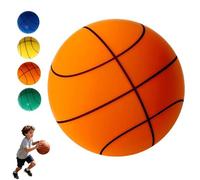 Aoukp Silent Basketball, Quiet Indoor Safe Premium Foam Ball for Training, Lightweight Dribble Training Toy, Never Shrunken or Inflated, Boys & Girls (Orange,Size 7)