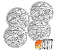 aoulela 4Pack Pressure Canner Rack, Stainless Steel Canning Rack for Pressure Cooker, 11 Inch Canning Rack for Water Bath Canner, Canning Supplies, Compatible with Presto, All American and More