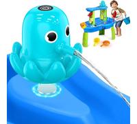 Aoumcom Green Octopus Water Table Pump, Rechargeable Battery Powered, Magnetic Attachment, Continuous Operation for 2.5 Hours