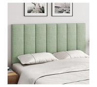 Aouoeeo Peel And Stick Headboard Panel Kids Anti-collision Wall Padding Self-adhesive Cotton Linen Fabric 3D Stickers Bedroom Decor