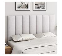 Aouoeeo Peel And Stick Headboard Panel Kids Anti-collision Wall Padding Self-adhesive Cotton Linen Fabric 3D Stickers Bedroom Decor