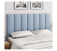 Aouoeeo Peel And Stick Headboard Panel Kids Anti-collision Wall Padding Self-adhesive Cotton Linen Fabric 3D Stickers Bedroom Decor