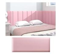 Aouoeeo Peel And Stick Headboard Waterproof Upholstered Wall Panel 3D Anti-collision Padding Queen For Kids Bedroom Decoration