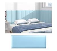 Aouoeeo Peel And Stick Headboard Waterproof Upholstered Wall Panel 3D Anti-collision Padding Queen For Kids Bedroom Decoration