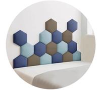 Aouoeeo Upholstered Wall Panels 3D Kids Anti-collision Stickers Padding As Headboard Peel And Stick Decorative Panel