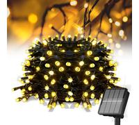 Aouplry Solar String Lights for Outside,14M/46FT 120 LED Solar Garden Lights with 8 Modes，Christmas Lights Outdoor Waterproof for Yard,Fence,Balcony,Party,Christmas Tree Decorations(Warm White)