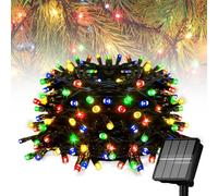 Aouplry Solar String Lights for Outside,14M/46FT 120 LED Solar Garden Lights with 8 Modes，Christmas Lights Outdoor Waterproof for Yard,Fence,Balcony,Party,Christmas Tree Decorations(Multi-Color)